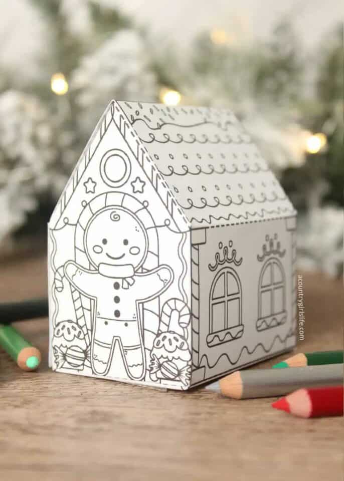 25 Free Printable Paper Crafts for Adults and Teens - Pillar Box Blue
