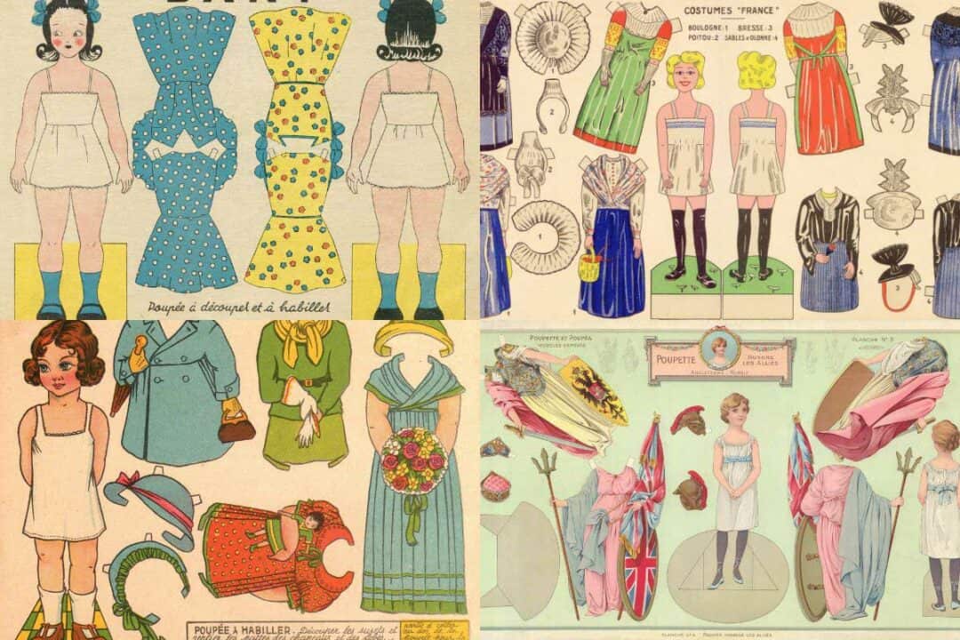 25 Free Printable Paper Crafts for Adults and Teens - Pillar Box Blue