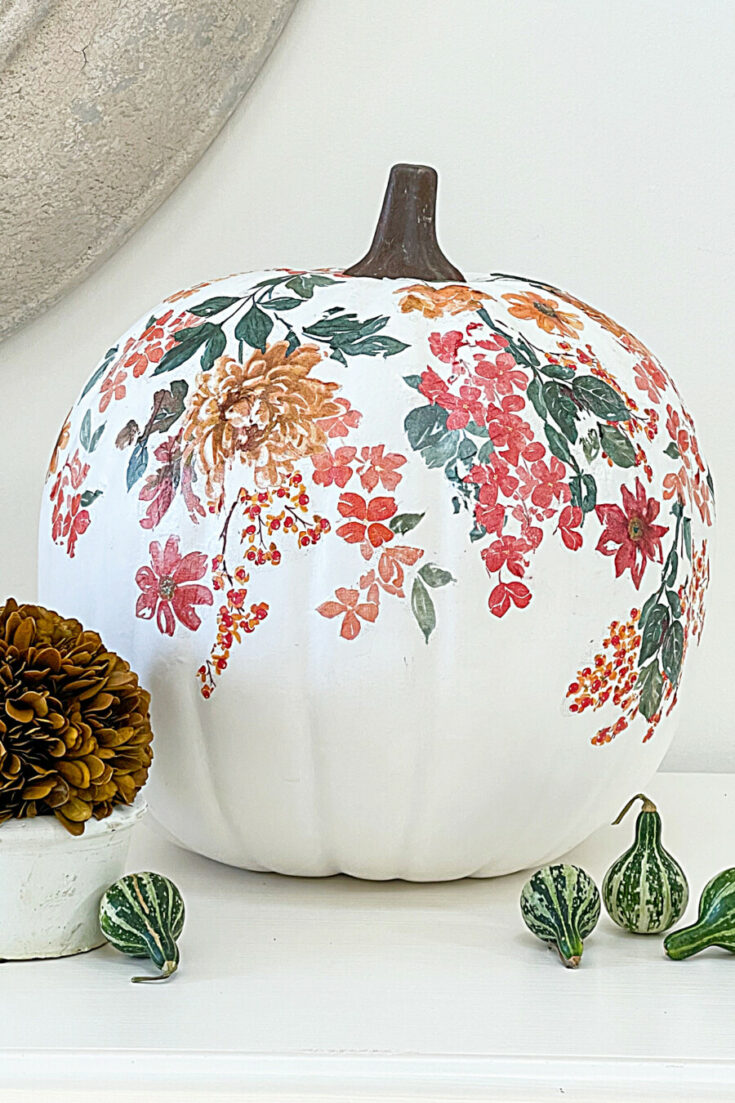 Image for Large Decoupage Pumpkin DIY