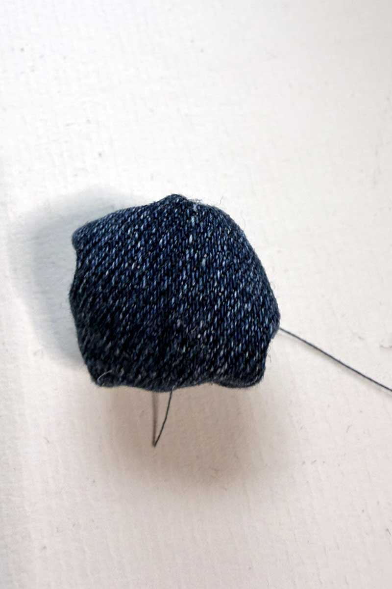 denim fabric ball