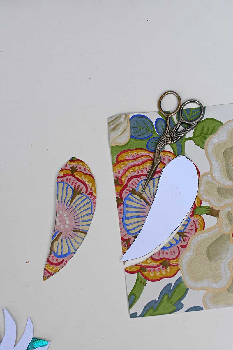 cutting out the bird craft wing