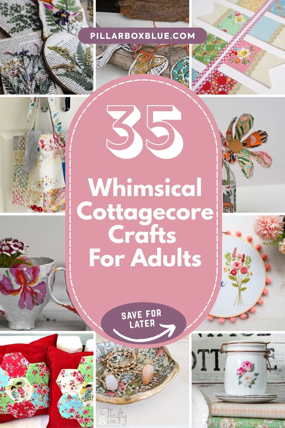 35 whimisical cottagecore crafts collage pin