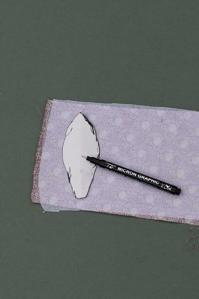drawing around the pod template