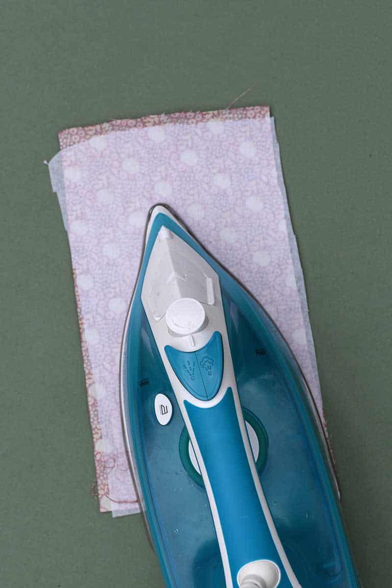 Iron on interface for seed pods