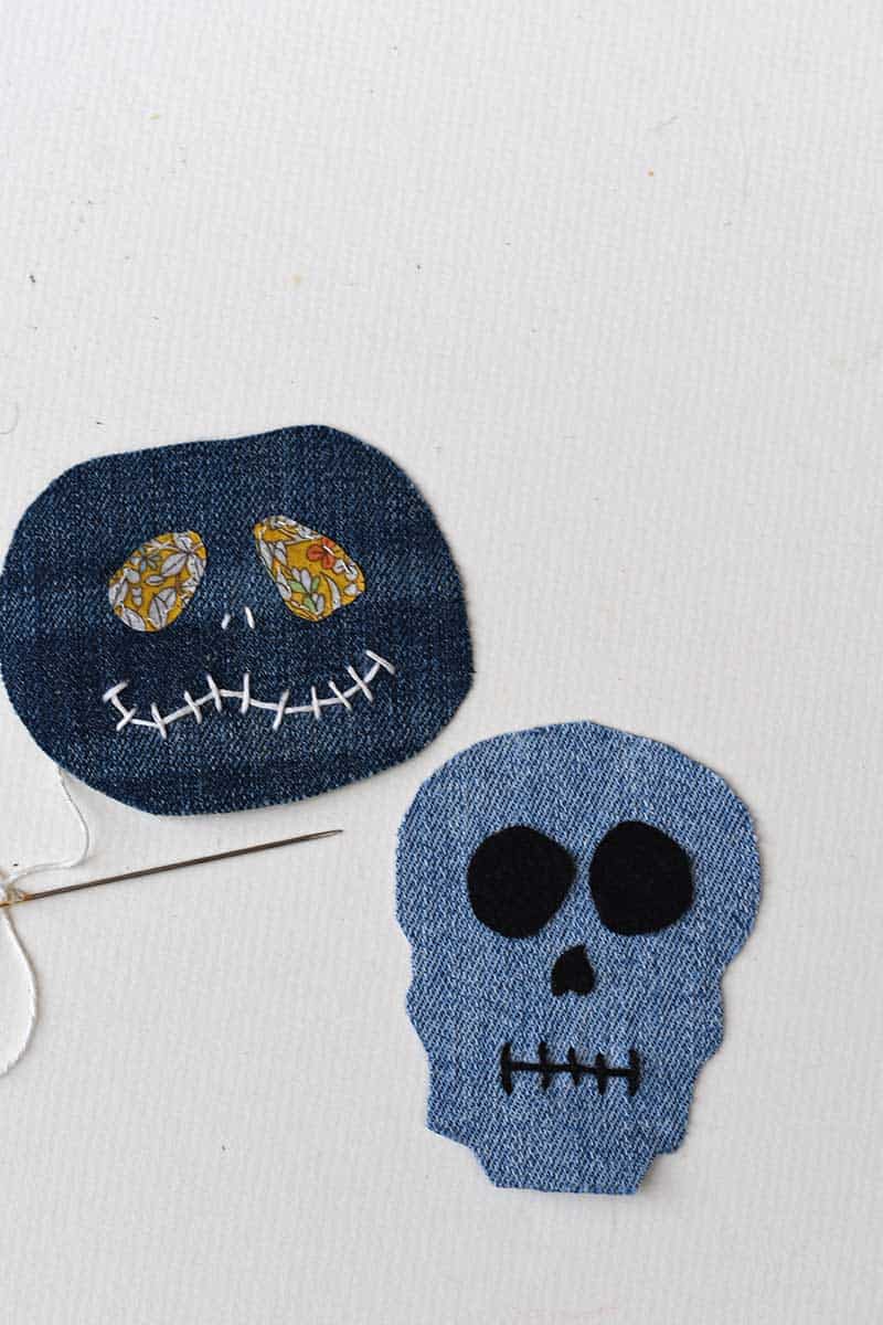 Stitched skull face